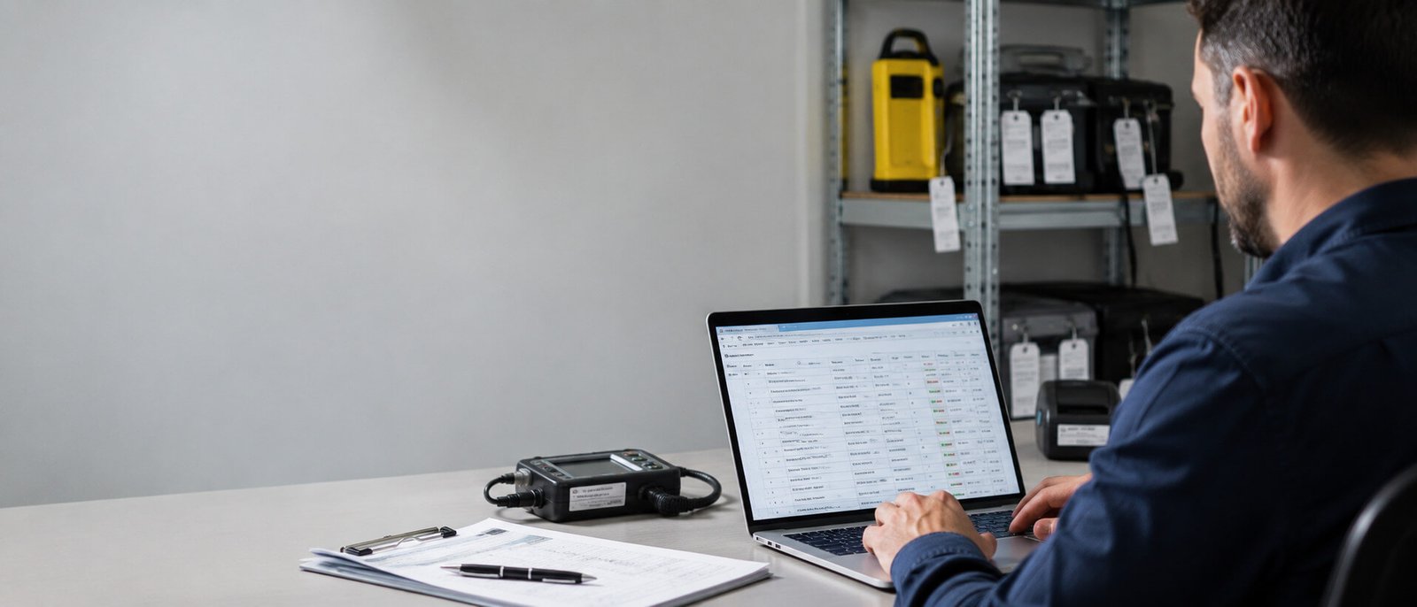 Electrical safety testing service technician