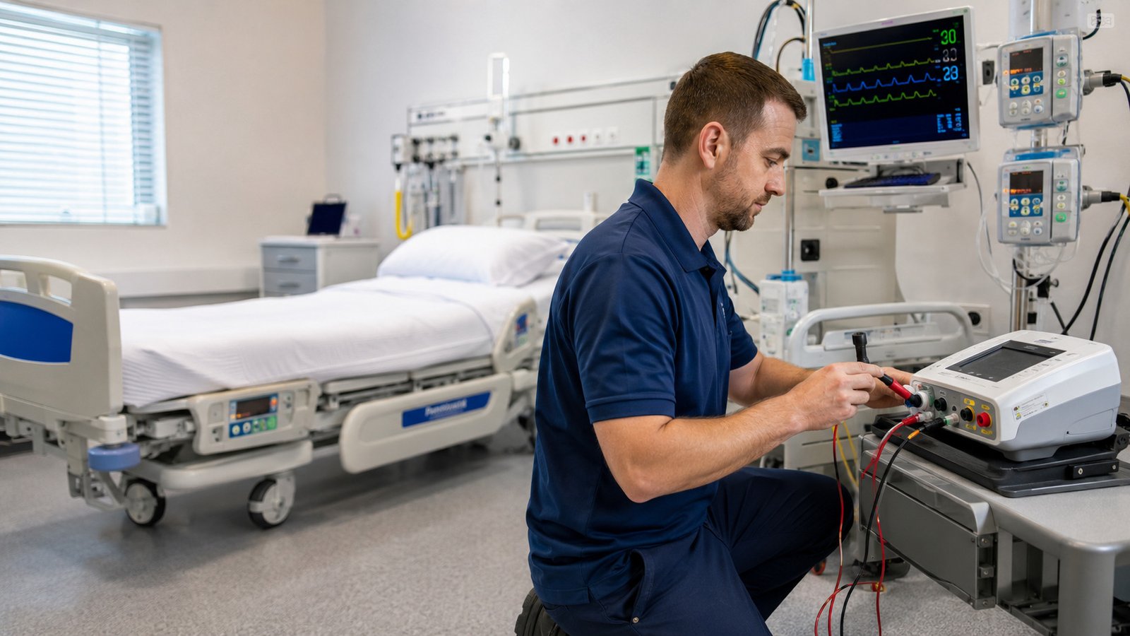 Electrical safety testing service technician